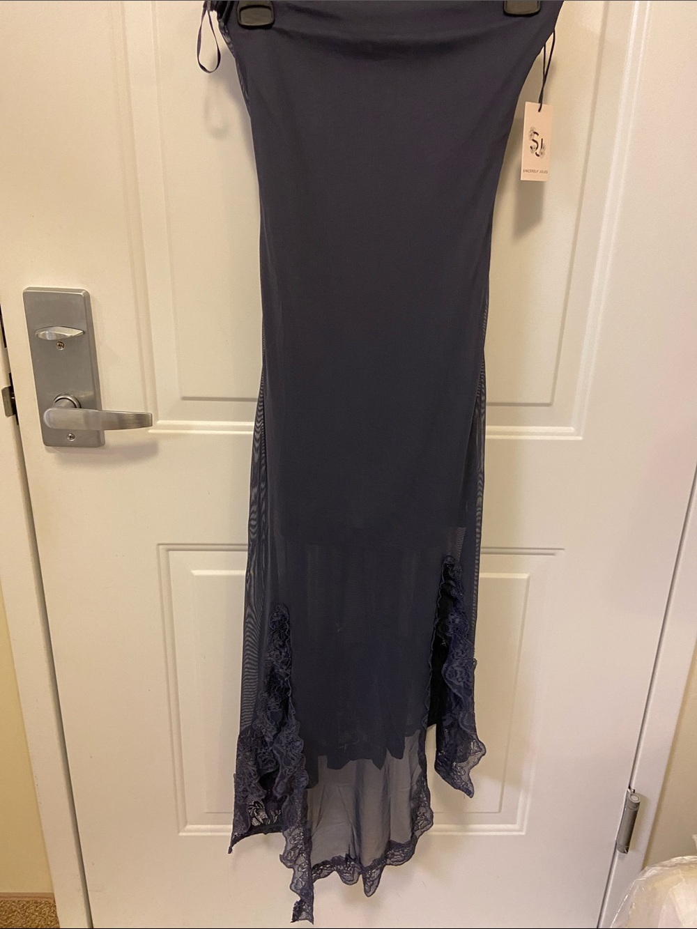Sincerely Jules Navy /Grayish
Strapless Tube Dress